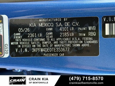 2026 Kia K4 GT-Line