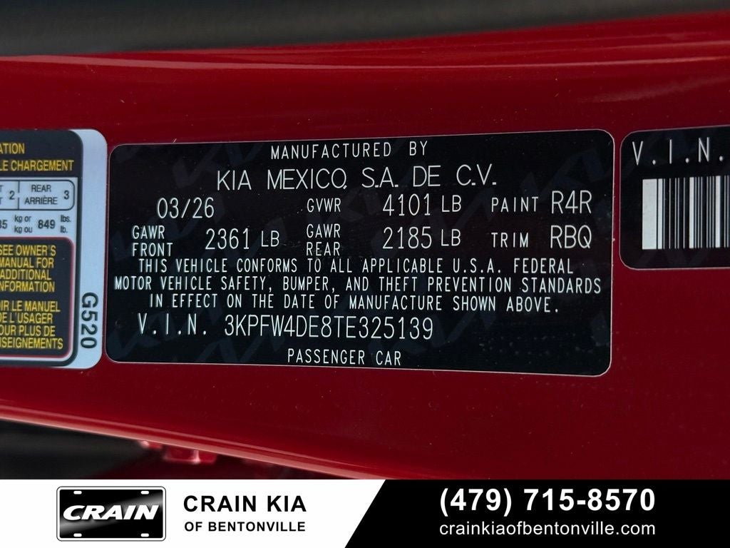 2026 Kia K4 GT-Line