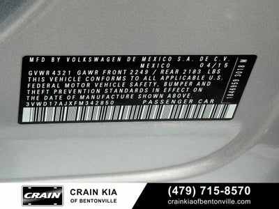 2015 Volkswagen Jetta 1.8T SE - CLEAN CARFAX
