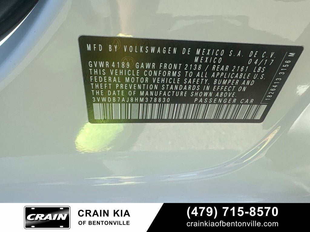 2017 Volkswagen Jetta 1.4T SE - SUNROOF