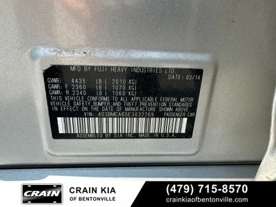2014 Subaru Legacy 2.5i - AWD