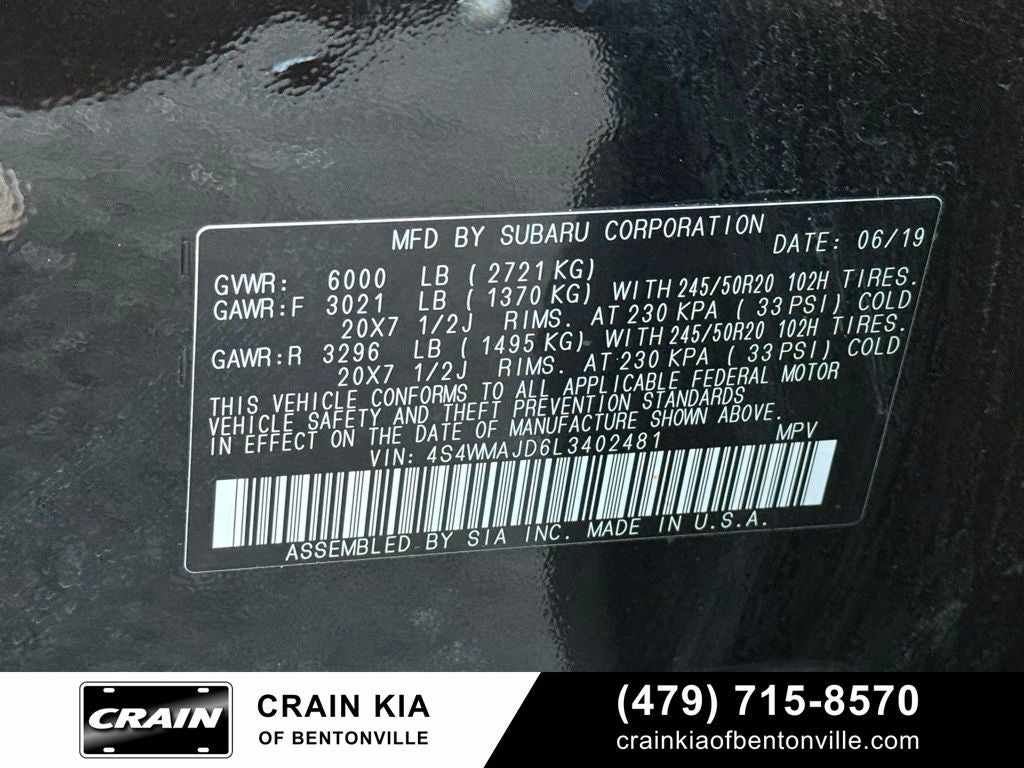 2020 Subaru Ascent Limited - AWD