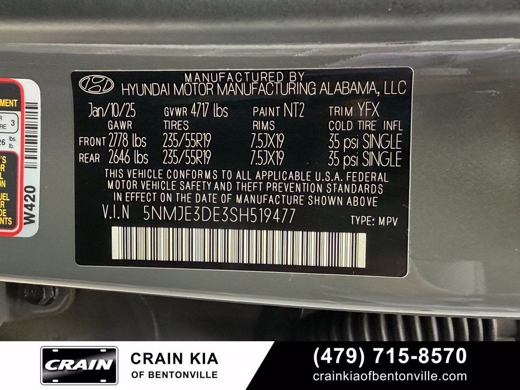2025 Hyundai Tucson Limited