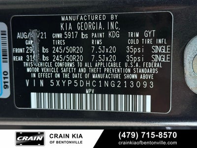 2022 Kia Telluride SX - KIA CPO / AWD / SUNROOF / ONE OWNER