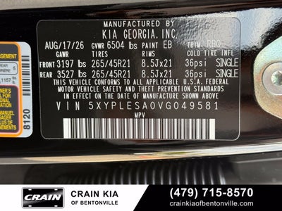 2027 Kia Telluride Hybrid X-Line SX Prestige