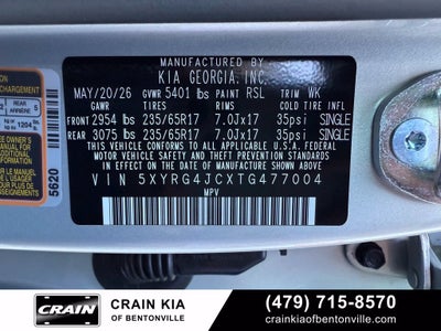 2026 Kia Sorento LX
