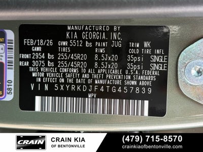 2026 Kia Sorento X-Line SX Prestige