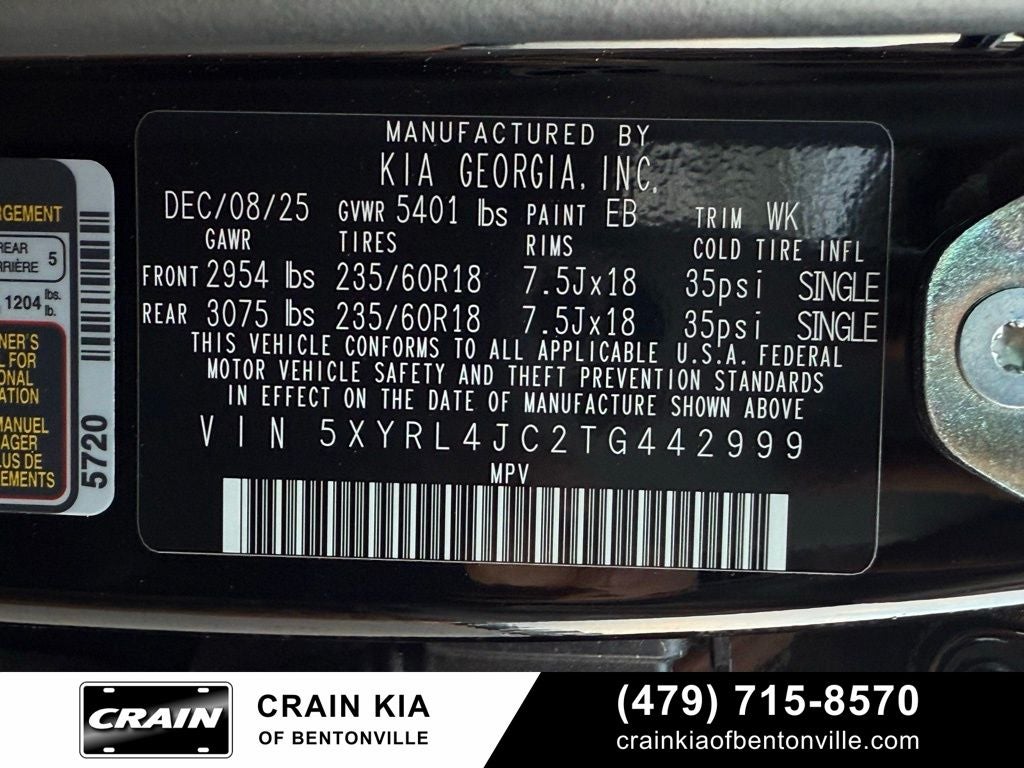 2026 Kia Sorento S