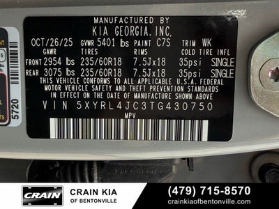 2026 Kia Sorento S