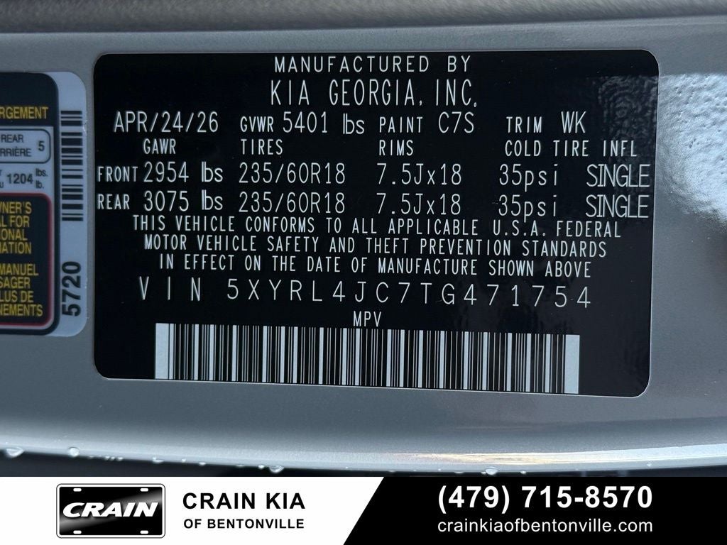 2026 Kia Sorento S