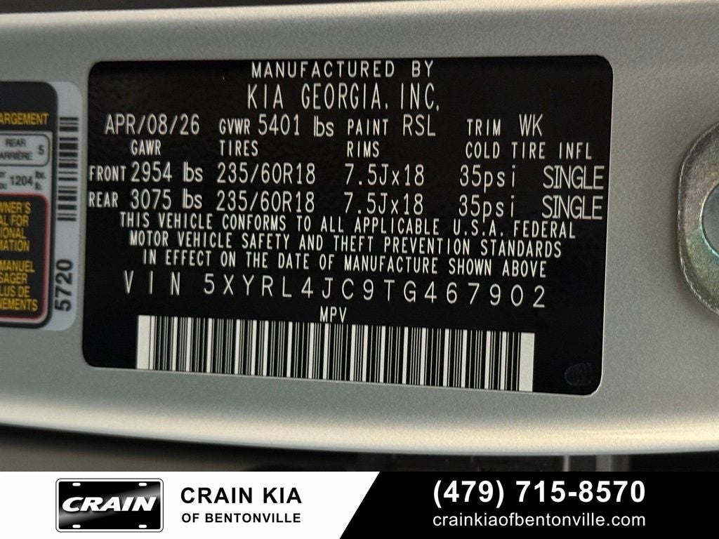 2026 Kia Sorento S