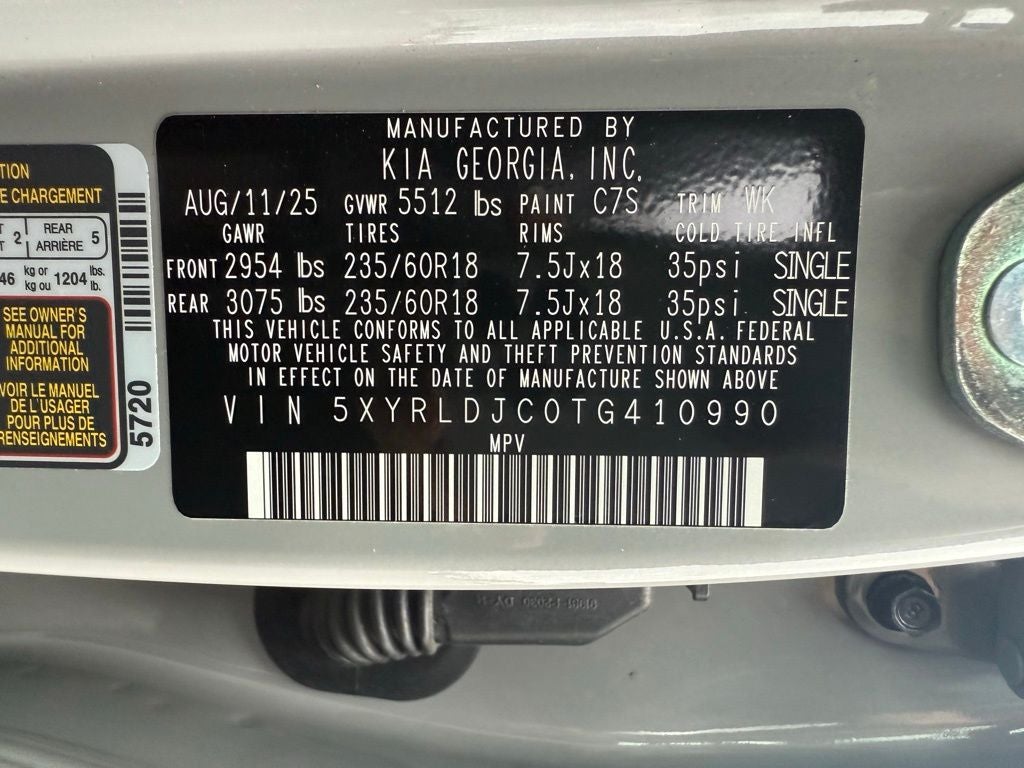 2026 Kia Sorento S