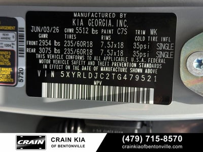 2026 Kia Sorento S