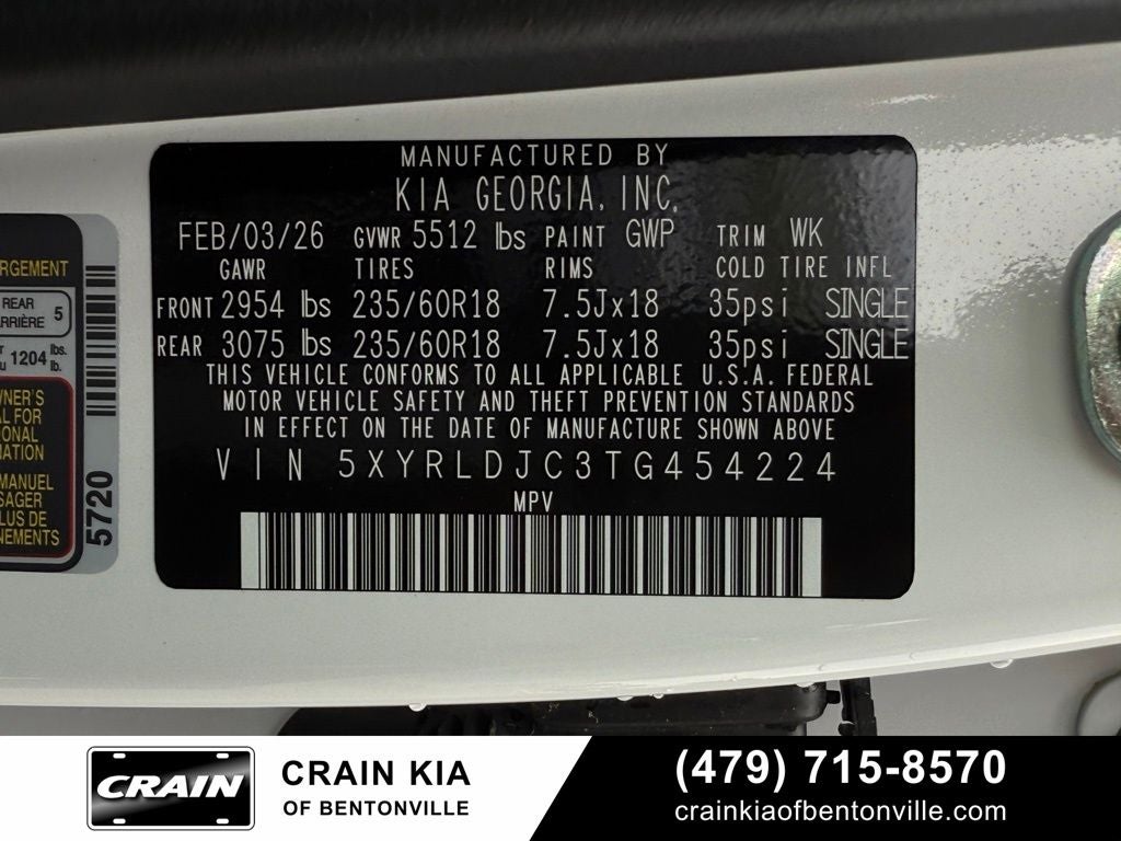 2026 Kia Sorento S