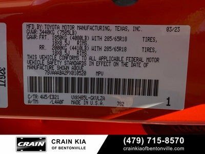 2023 Toyota Sequoia TRD Pro - 4WD / PANORAMIC SUNROOF / ONE OWNER