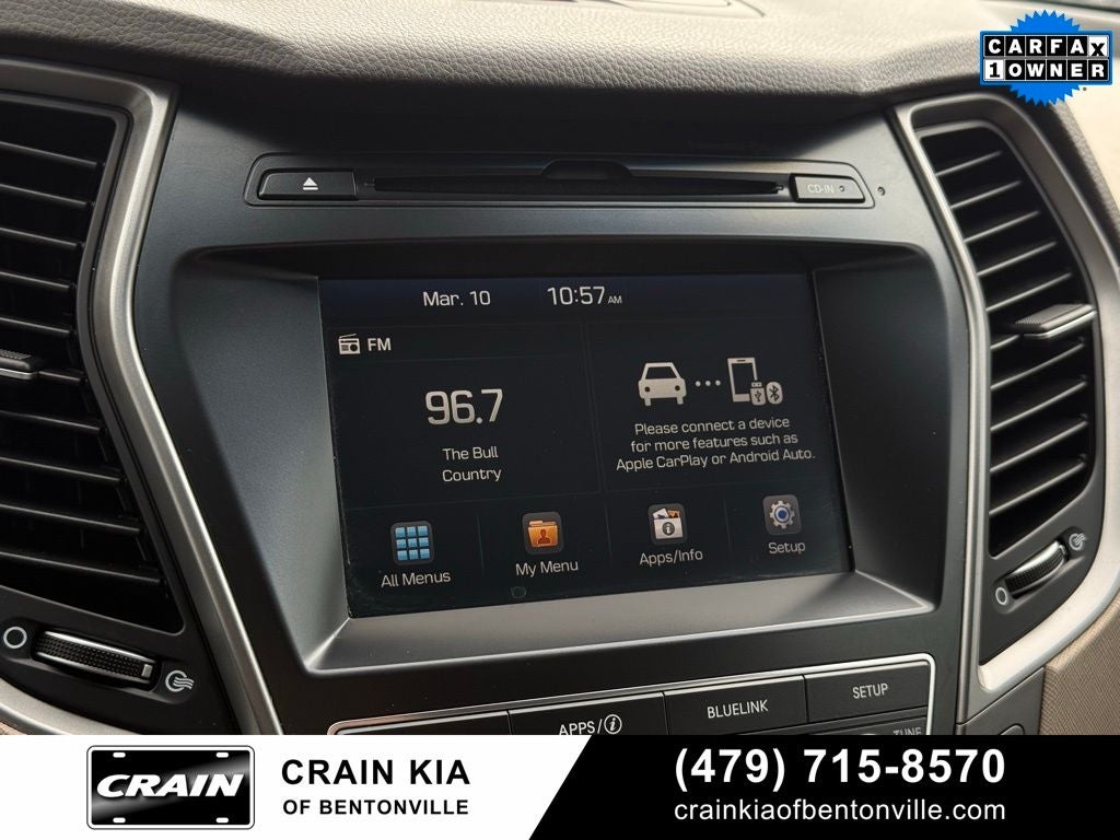 2017 Hyundai Santa Fe Limited - AWD / ONE OWNER / LEATHER