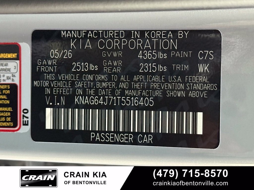 2026 Kia K5 GT-Line