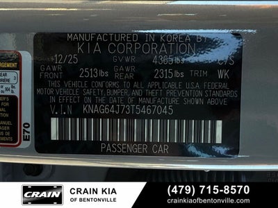 2026 Kia K5 GT-Line