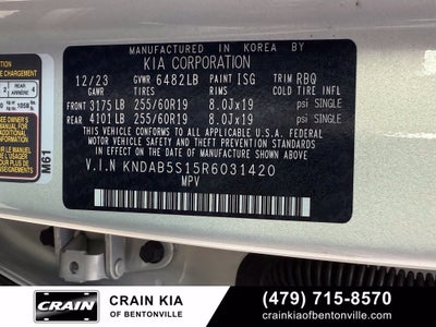 2024 Kia EV9 Light Long Range - KIA CPO / ONE OWNER / CLEAN CARFAX