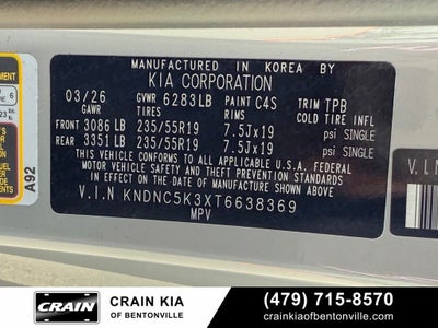 2026 Kia Carnival EX