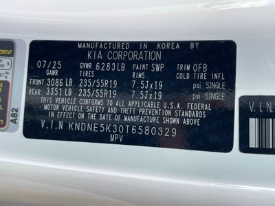 2026 Kia Carnival SX Prestige