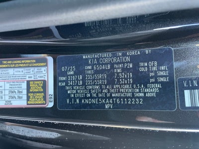 2026 Kia Carnival Hybrid SX