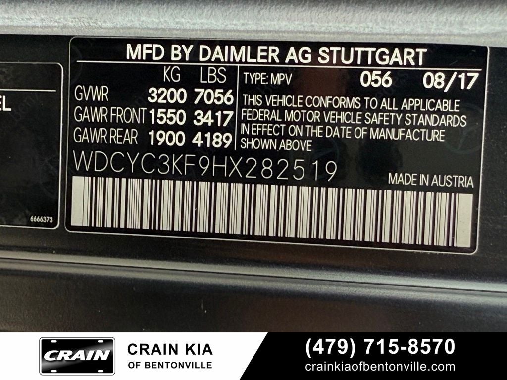 2017 Mercedes-Benz G-Class G 550 4MATIC® / SUNROOF / CARFAX ONE OWNER
