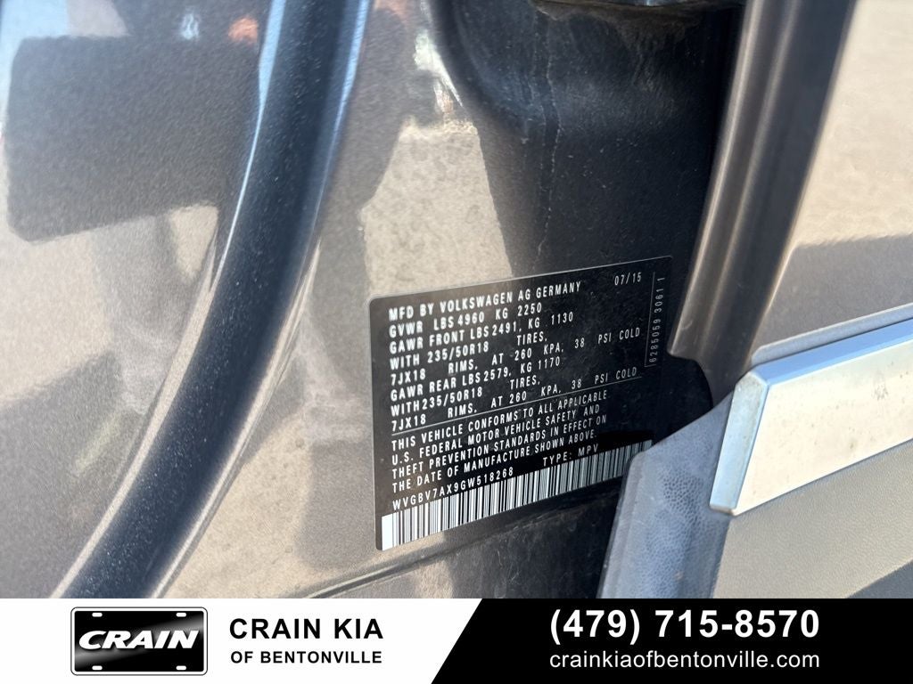 2016 Volkswagen Tiguan SE 4Motion - AWD / SUNROOF / CLEAN CARFAX