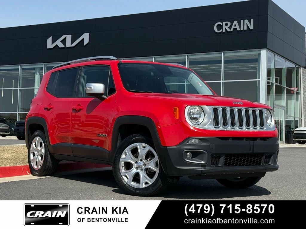 2015 Jeep Renegade Limited - 4WD / CLEAN CARFAX / ONE OWNER