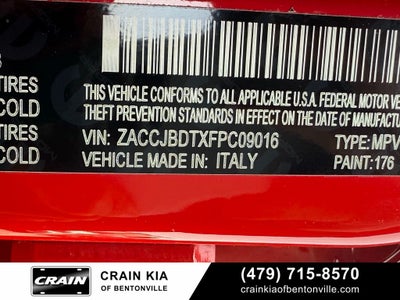 2015 Jeep Renegade Limited - 4WD / CLEAN CARFAX / ONE OWNER