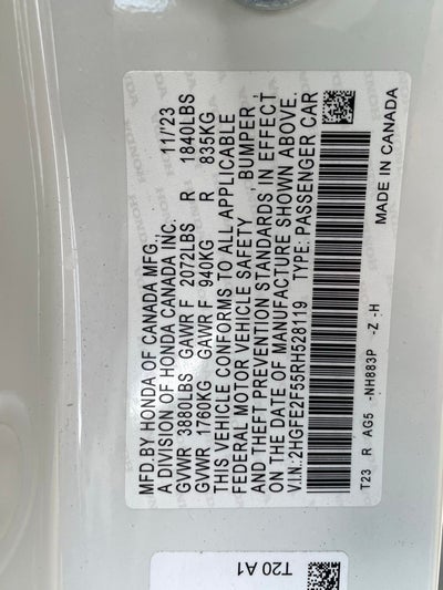 2024 Honda Civic Sport CLEAN CARFAX