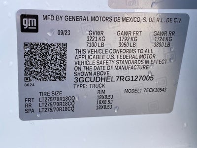 2024 Chevrolet Silverado 1500 ZR2 4X4 / HEATED SEATS / HUD