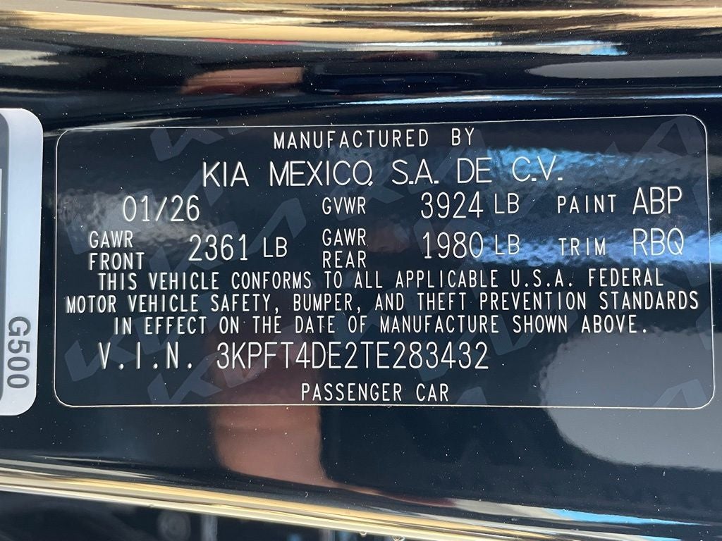 2026 Kia K4 LXS