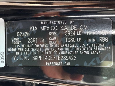 2026 Kia K4 LXS