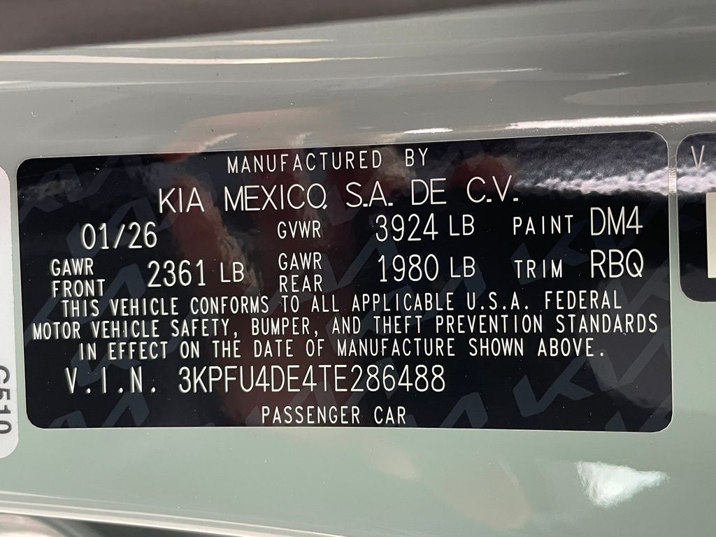 2026 Kia K4 EX