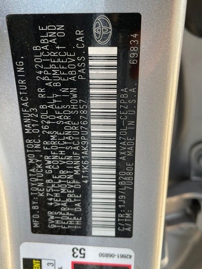 2023 Toyota Camry XSE HEATED SEATS / POWER SEATS