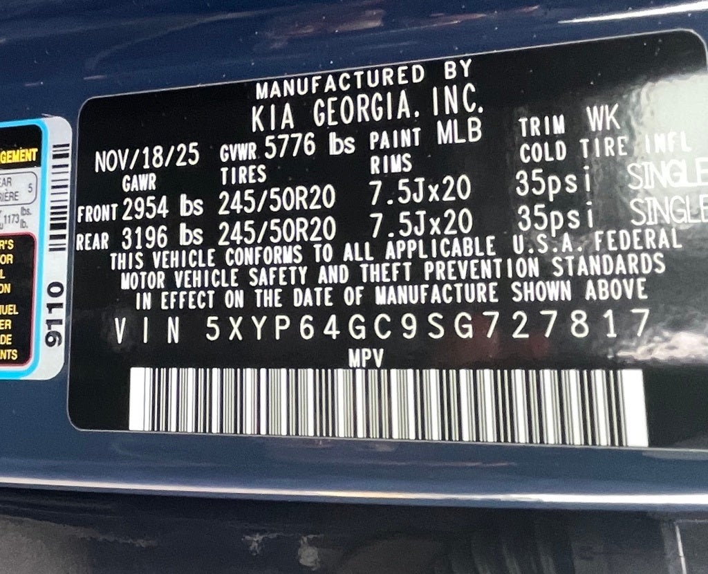 2025 Kia Telluride S