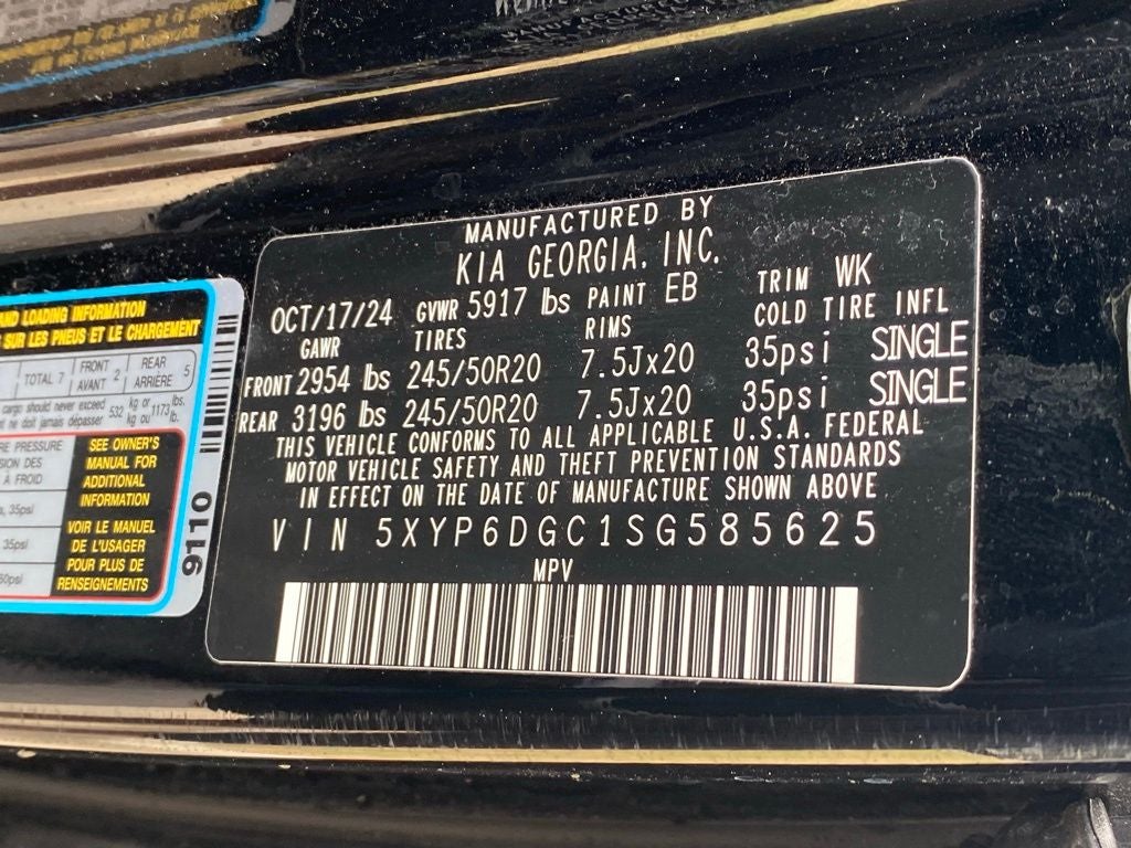 2025 Kia Telluride S AWD / ONE OWNER / HEATED SEATS