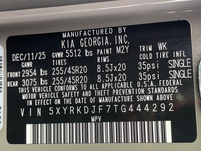 2026 Kia Sorento X-Line SX