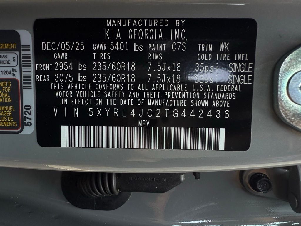 2026 Kia Sorento S
