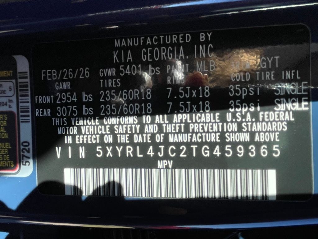 2026 Kia Sorento S