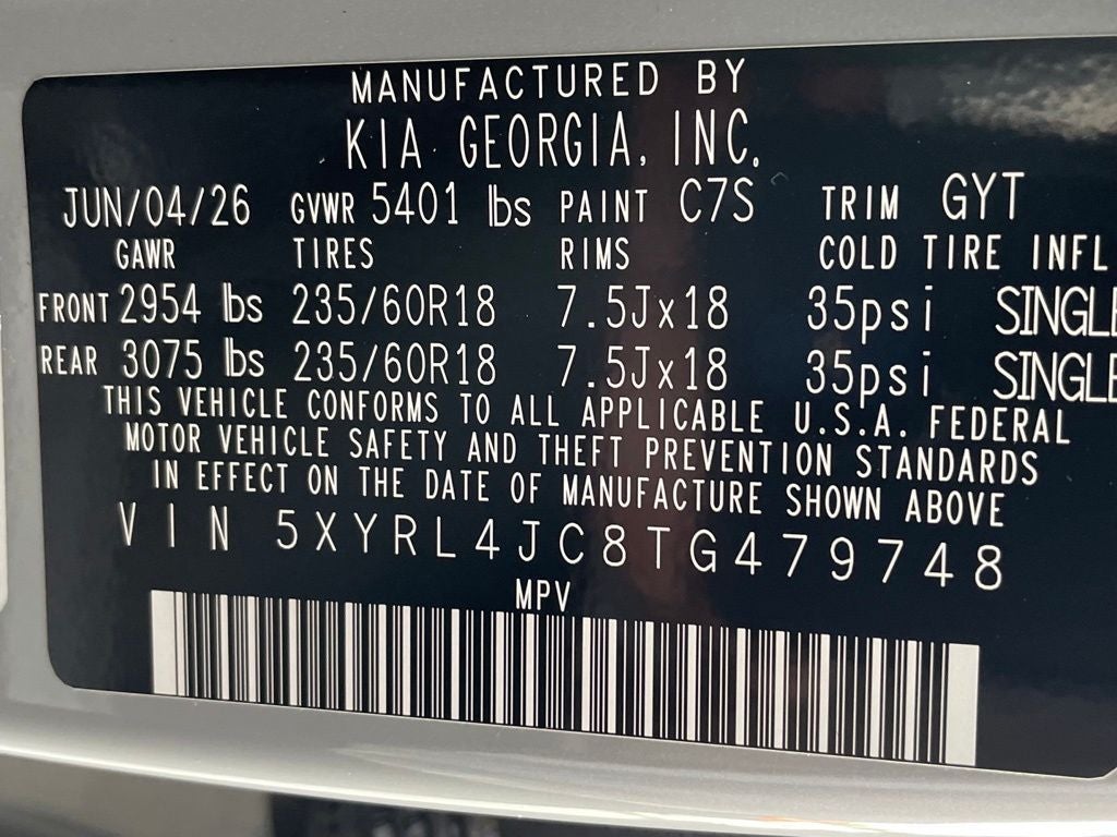 2026 Kia Sorento S
