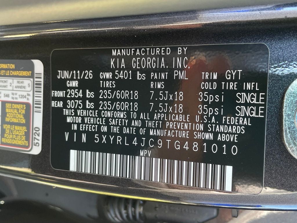 2026 Kia Sorento S