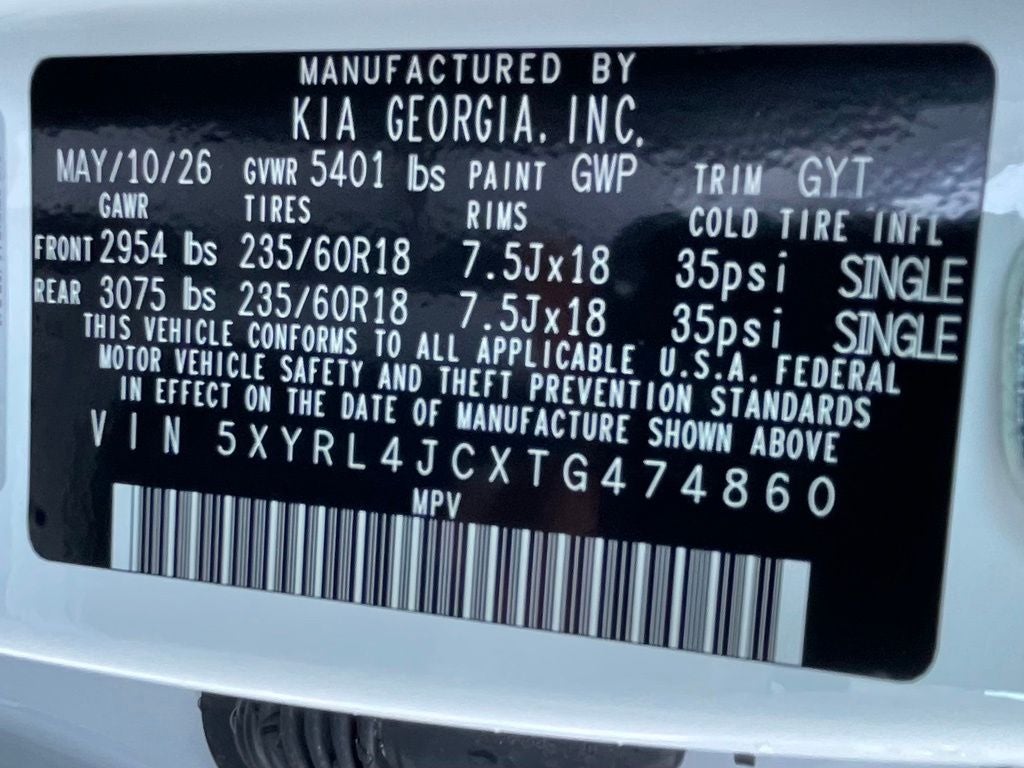 2026 Kia Sorento S