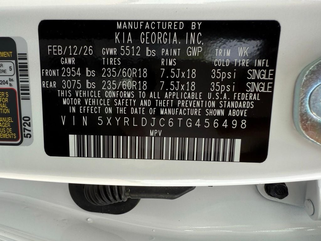 2026 Kia Sorento S
