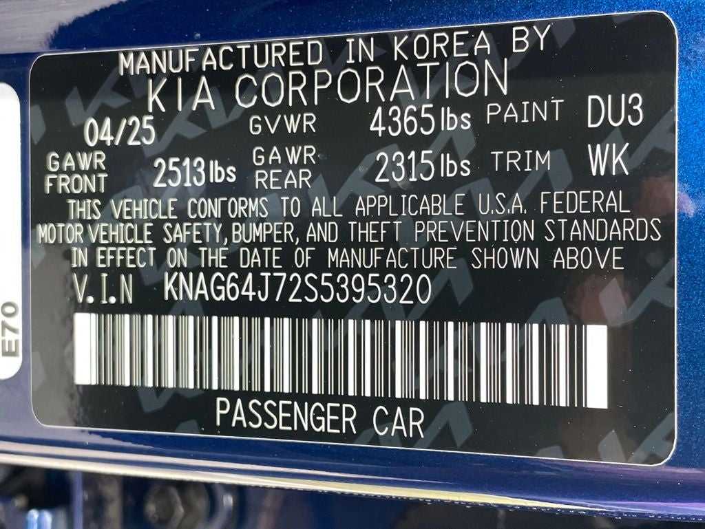 2025 Kia K5 GT-Line