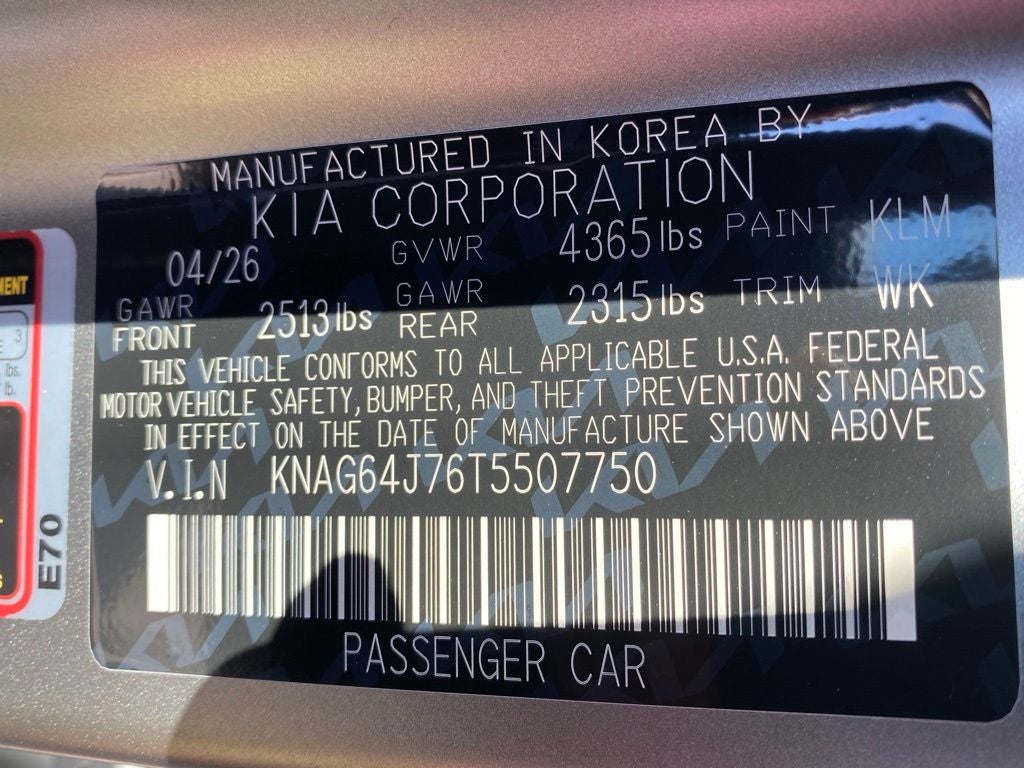 2026 Kia K5 GT-Line