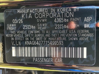 2026 Kia K5 GT-Line