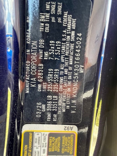 2026 Kia Carnival EX