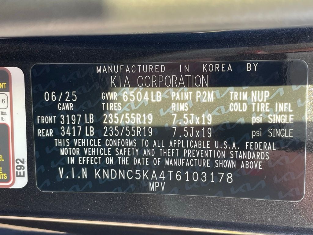 2026 Kia Carnival Hybrid EX